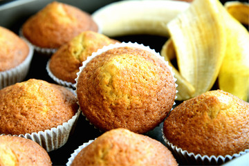 Banana muffins are easy for kids to make..Easiest and best Banana cupcakes .