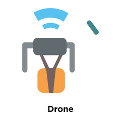 drone icon isolated on white background. Simple and editable drone icons. Modern icon vector illustration.