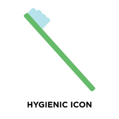 Hygienic icon vector isolated on white background, Hygienic sign