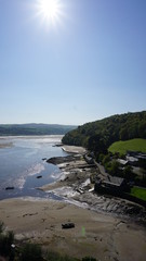Blick von Conwy Castle in Wales