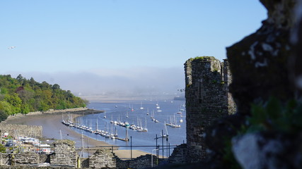 Blick auf Conwy Hafen