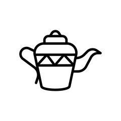 teapot icon on white background. Modern icons vector illustration. Trendy teapot icons