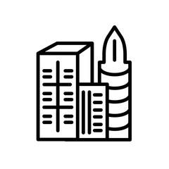 cityscape icon on white background. Modern icons vector illustration. Trendy cityscape icons