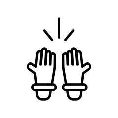 islamic prayer icon on white background. Modern icons vector illustration. Trendy islamic prayer icons