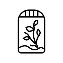 Herpetarium icon vector isolated on white background, Herpetarium sign