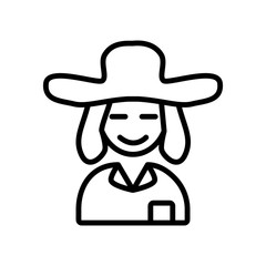 Guide icon vector isolated on white background, Guide sign