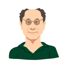 Man face icon vector illustration graphic design, man avatar icon