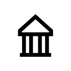 Bank icon. Element of web icon for mobile concept and web apps. Thin line Bank icon can be used for web and mobile