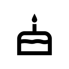 Cake icon. Element of web icon for mobile concept and web apps. Thin line Cake icon can be used for web and mobile