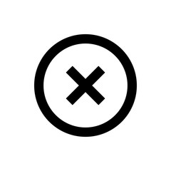 Fototapeta premium Delete alarm icon. Element of web icon for mobile concept and web apps. Thin line Delete alarm icon can be used for web and mobile