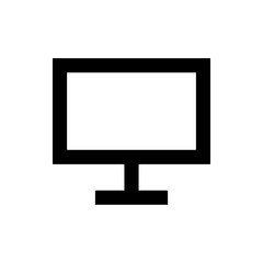 monitor icon. Element of web icon for mobile concept and web apps. Thin line monitor icon can be used for web and mobile