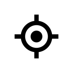 Obraz premium target icon. Element of web icon for mobile concept and web apps. Thin line target icon can be used for web and mobile