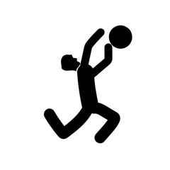 Football icon vector isolated on white background, Football sign