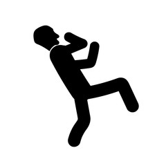 Karate icon vector isolated on white background, Karate sign