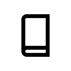book icon. Element of web icon for mobile concept and web apps. Thin line book icon can be used for web and mobile