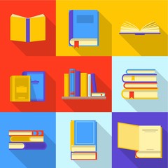 Curriculum icons set. Flat set of 9 curriculum vector icons for web isolated on white background