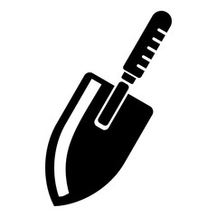 Hand plant spade icon. Simple illustration of hand plant spade vector icon for web design isolated on white background