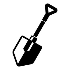 Planting shovel icon. Simple illustration of planting shovel vector icon for web design isolated on white background
