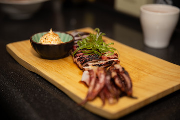 Sliced Grilled Teryaki Squid