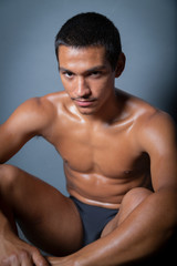 Fototapeta premium Flandrin Man Poses