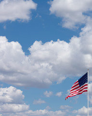 American Flag on a Sunny Day 