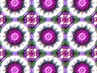 Pattern with abstract decorative mosaic ornament