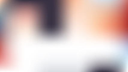 Tender Light Blue, Orange Color Gradient Overlay Mesh Vector Background. Digital Dreamy Magic Sky, Sea Pearlescent Wallpaper. Defocused Purple, Gold Sky Sunset, Sunrise Vibrant Flicker Hologram Teal.