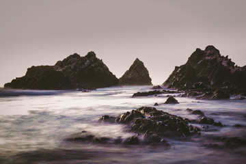 Atardecer en la playa