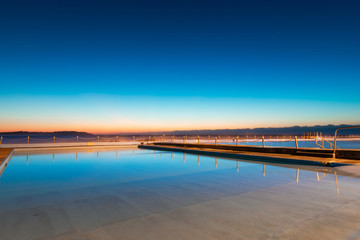 Fototapeta premium Dee Why rock pool view at Dawn. Sydney, Australia
