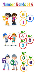 Number bonds of six