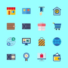 shopping icons set. save, low, money and love graphic works