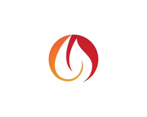 Fire flame Logo Template