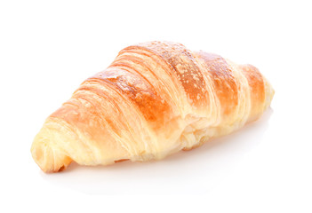 Freshly Croissant Isolated on White background