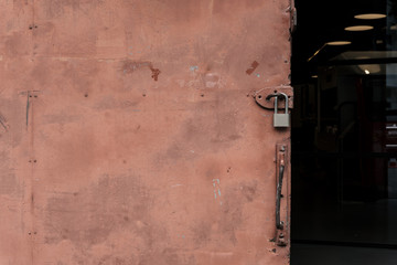 Fototapeta na wymiar texture of old factory gate