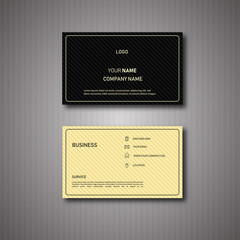 Golden and Black Business card