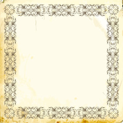 Vector baroque of vintage elements for design. 