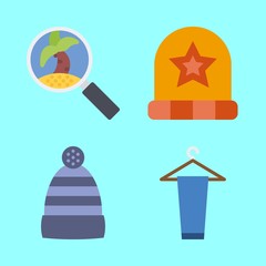 human icons set. tropical, young, red and sightseeing graphic works