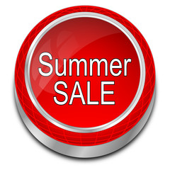 Summer Sale Button - 3D illustration