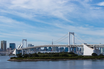 (東京都ｰ都市風景)お台場・レインボーブリッジ３