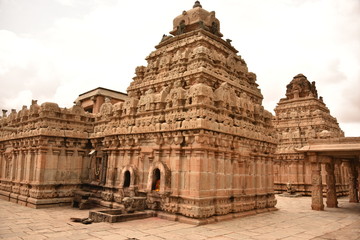 Fototapeta premium Bhoga Nandeeshwara Temple, Nandi Hills, Karnataka, India