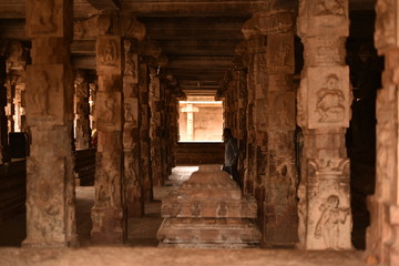 Fototapeta na wymiar Bhoga Nandeeshwara Temple, Nandi Hills, Karnataka, India
