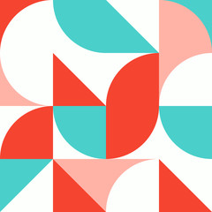 Minimalist background seamless pattern with simple shape