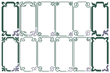 Abstract corner for decoration promotional items.