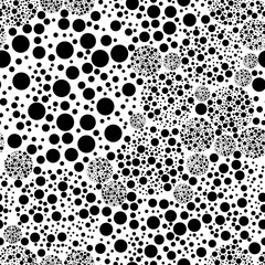 Polkadots background. Seamless pattern.Vector. ドットパターン