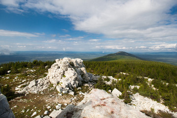 beautiful mountains in Russia