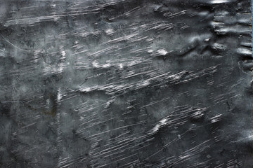 Crumpled metal texture, background of old iron