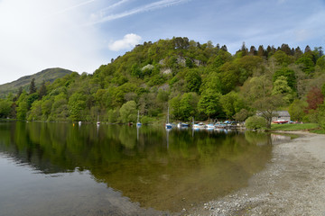 The top of Ullswater at Glenridding, English Lake District