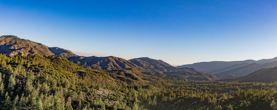 Mountain Range in Angeles National Forest