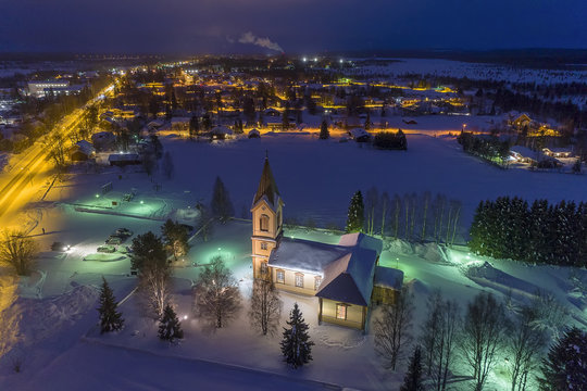 Kittila is a municipality of Finland and a popular holiday resort. Kittilan kirkko.