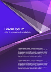 The layout design of the brochure template. Catalog, magazine, flyer.